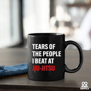 Tears Of The People I Beat At Jiu-Jitsu Ceramic Mug 11 oz Black - Panvola