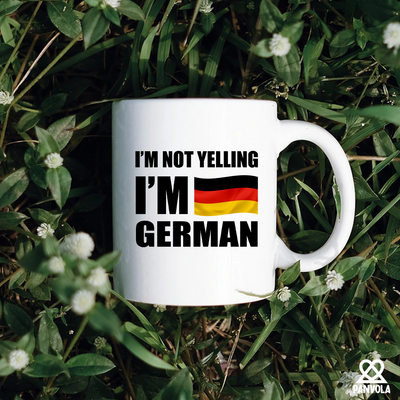 I'm Not Yelling I'm German Ceramic Mug 11 oz White