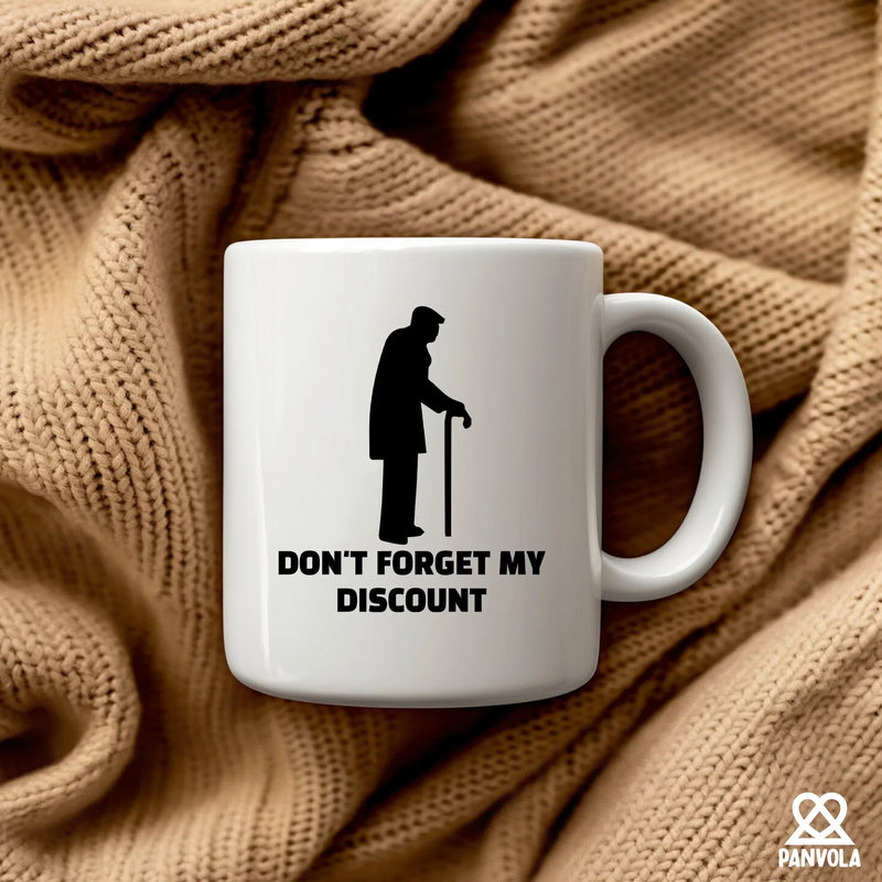 Don't Forget My Discount Ceramic Mug 11 oz White - Panvola