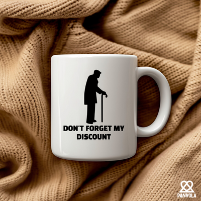 Don't Forget My Discount Ceramic Mug 11 oz White