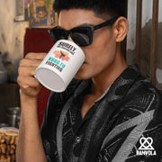 Surely Not Everyone Was Kung Fu Fighting Ceramic Mug 11 oz White - Panvola