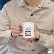 Zero Flux Given Ceramic Mug 11 oz White.