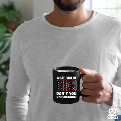 What Part Of Don't You Understand Hockey Ceramic Mug 11 oz Black