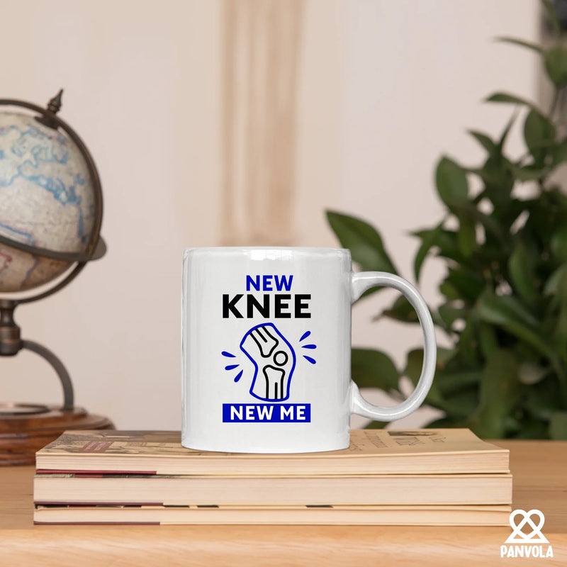New Knee New Me Ceramic Mug 11 oz White - Panvola