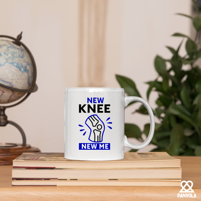 New Knee New Me Ceramic Mug 11 oz White