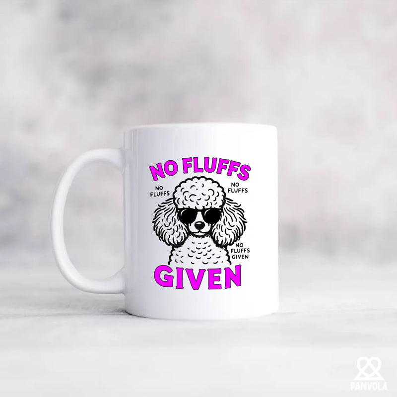 Poodle No Fluffs Given Ceramic Mug 11 oz White - Panvola
