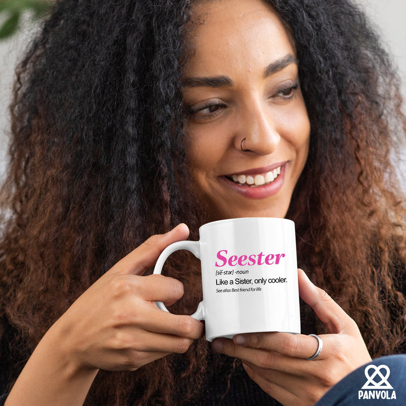 Seester Definition Sister Gifts Coffee Mug 11 oz White.
