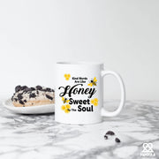 Kind Words Are Like Honey Sweet to the Soul Ceramic Mug 11 oz White - Panvola