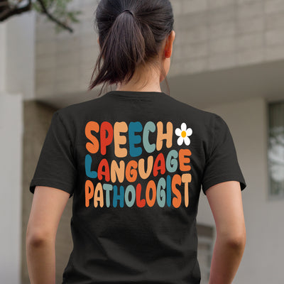 Speech Language Pathologist SLP Gifts Unisex Tshirt Black