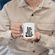 I May Be Old But I Got To See All The Cool Bands Ceramic Mug 11 oz White - Panvola