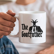 The Goatfather Ceramic Mug 11 oz White - Panvola