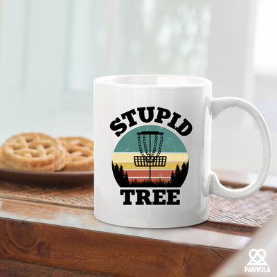 Stupid Tree Ceramic Mug 11 oz White