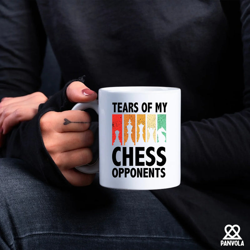 Tears Of My Chess Opponents Ceramic Mug 11 oz White - Panvola