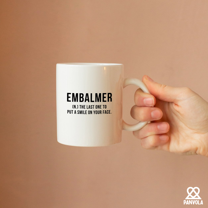 Embalmer Definition Ceramic Mug 11 oz White