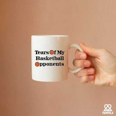 Tears Of My Basketball Opponents Ceramic Mug 11 oz White