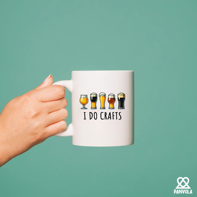I Do Crafts Ceramic Mug 11 oz White - Panvola