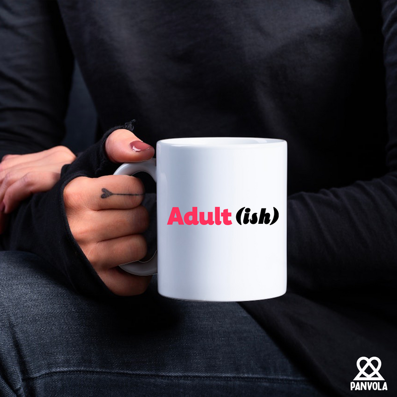 Adult-ish Ceramic Mug 11 oz White