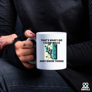 I Climb Walls And I Know Things Ceramic Mug 11 oz White - Panvola