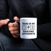 Tears Of My Mahjong Opponents Ceramic Mug 11 oz White - Panvola