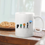 History Of Storage Ceramic Mug 11 oz White - Panvola