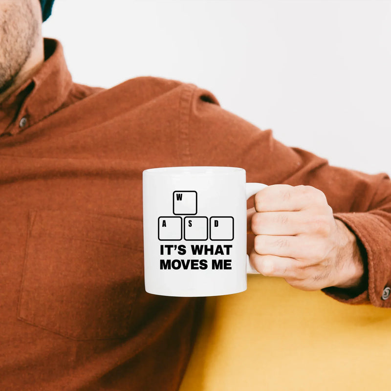 It’s What Moves Me Ceramic Mug 11 oz White - Panvola
