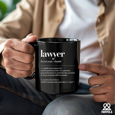 Lawyer Definition Ceramic Mug 11 oz Black