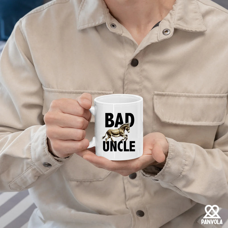 Bad Uncle Ceramic Mug 11 oz White - Panvola