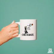 Checkmate Chess Ceramic Mug 11 oz White - Panvola