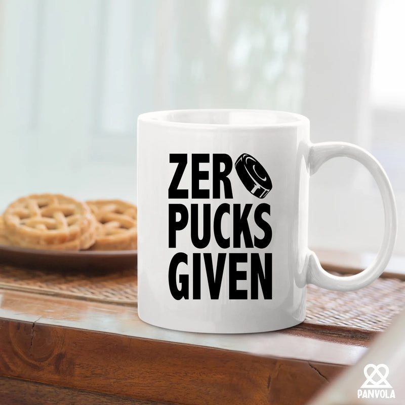 Zero Pucks Given Ceramic Mug 11 oz White - Panvola