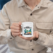 Easily Distracted By Plants Ceramic Mug 11 oz White - Panvola