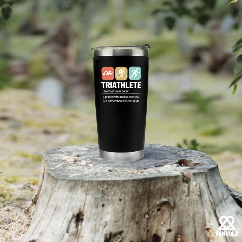 Panvola Triathlete Definition Athlete Gifts Tumbler