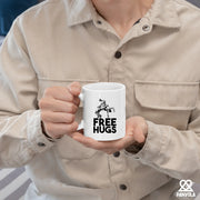 Free Hugs Ceramic Mug 11 oz White - Panvola