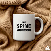 The Spine Whisperer Ceramic Mug 11 oz White - Panvola