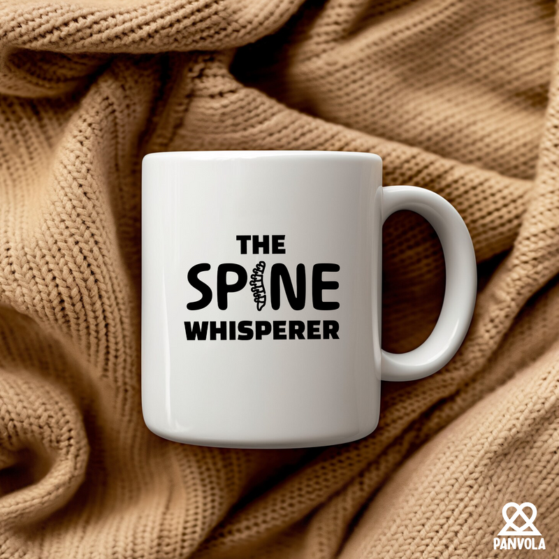 The Spine Whisperer Ceramic Mug 11 oz White