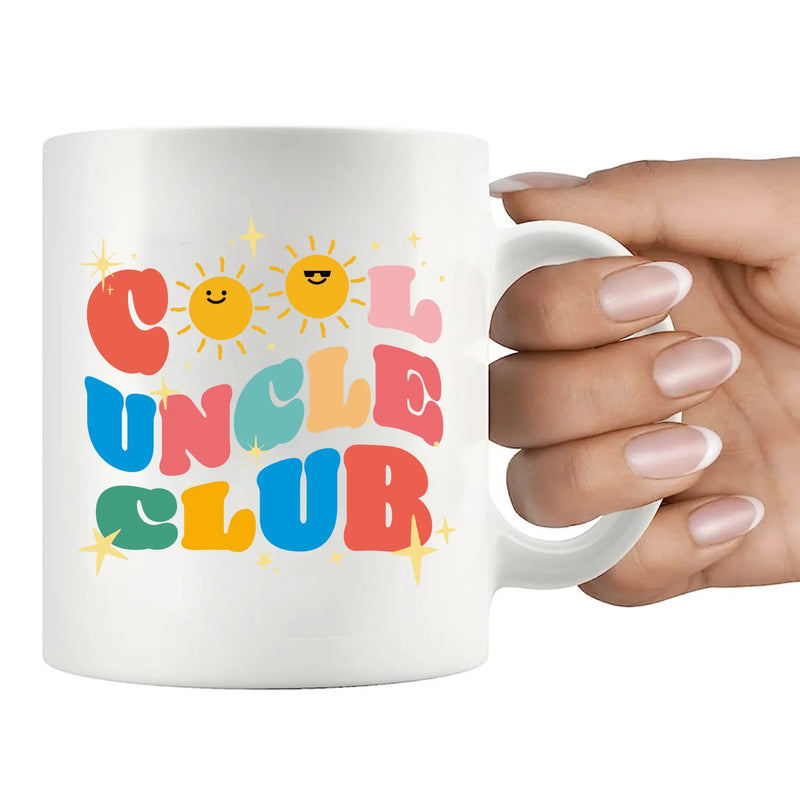 Cool Uncle Club Uncle Gifts Ceramic Mug 11 oz White - Panvola