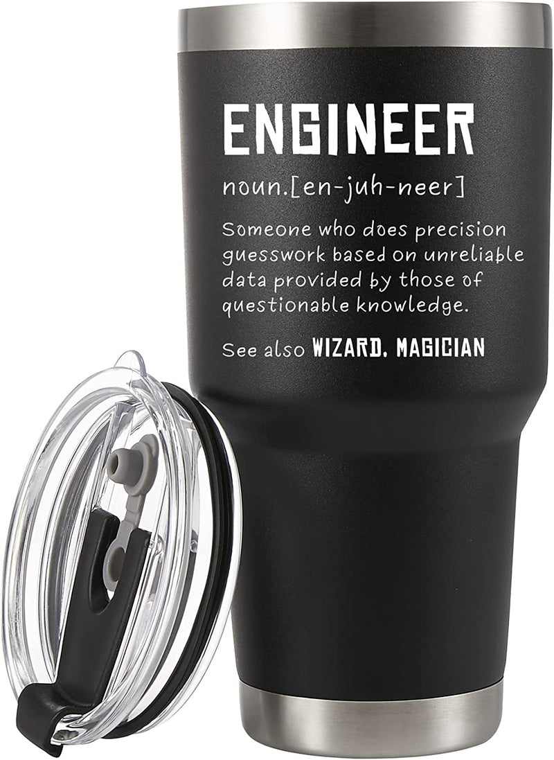 Engineer Definition Funny Vacuum Insulated Tumbler