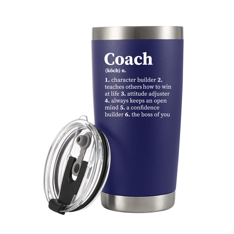Coach Noun Definition Vacuum Insulated Tumbler Blue 20 oz