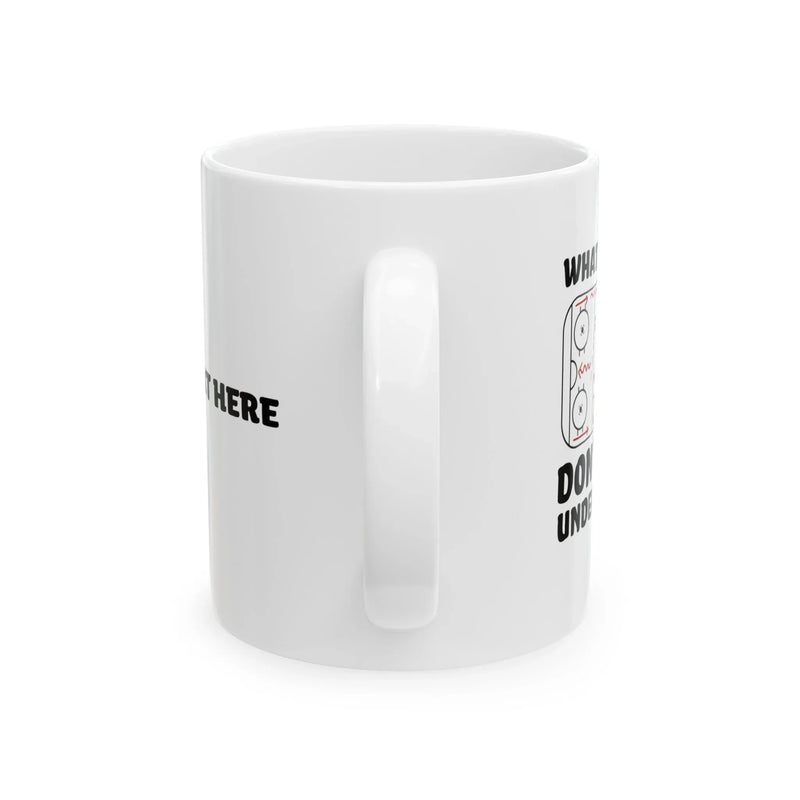 Personalized What Part Of Don’t You Understand Hockey Player Ceramic Mug 11 oz White - Panvola