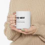 Personalized Retirement Pickleball Definition Ceramic Mug 11 oz White - Panvola