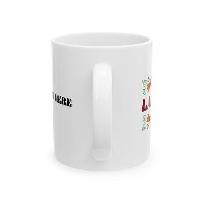 Personalized La Jefa Ceramic Mug 11 oz White