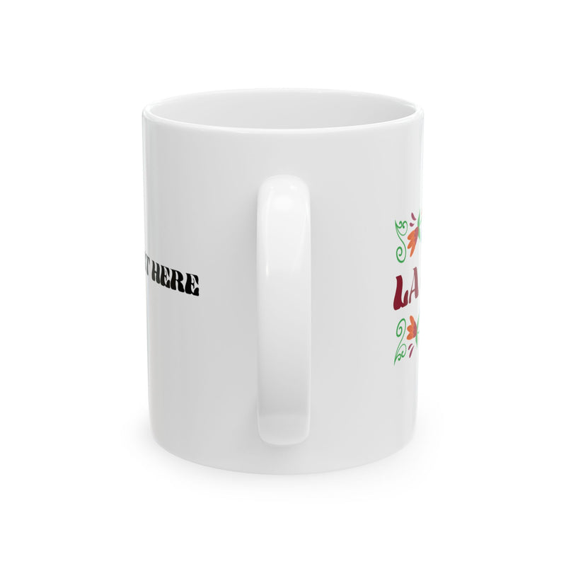 Personalized La Jefa Ceramic Mug 11 oz White