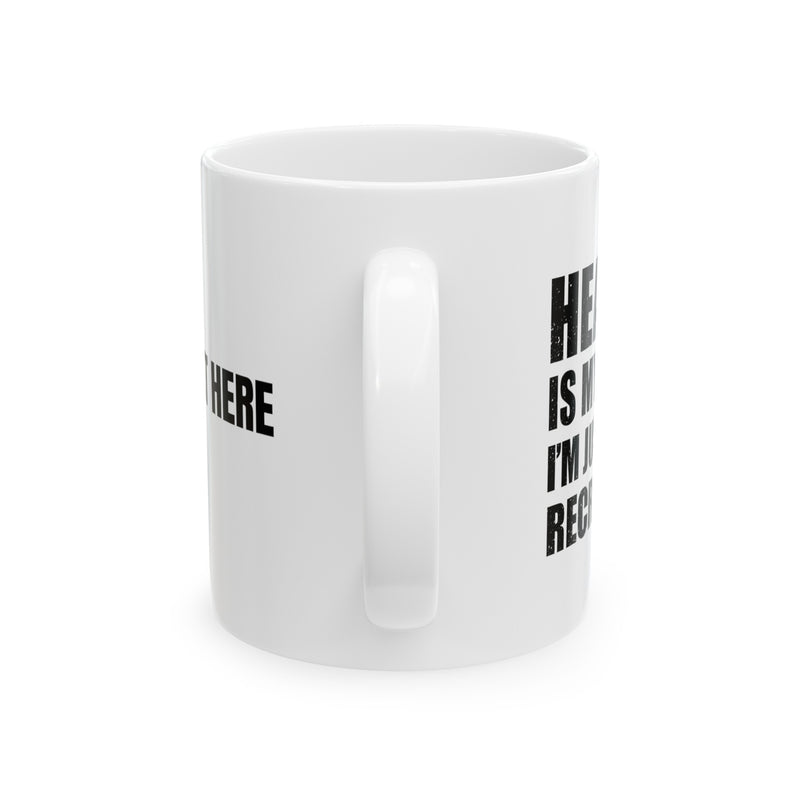 Personalized Heaven Is My Home Ceramic Mug 11 oz White