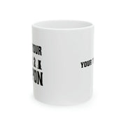 Personalized Choose Your Weapon Customized Chess Player Ceramic Mug 11 oz White - Panvola