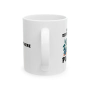 Personalized Easily Distracted By Plants Ceramic Mug 11 oz White - Panvola