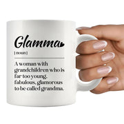 Glamma Definition Ceramic Mug 11 oz White - Panvola