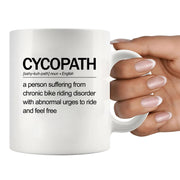Cycopath Definition Ceramic Mug 11 oz White.