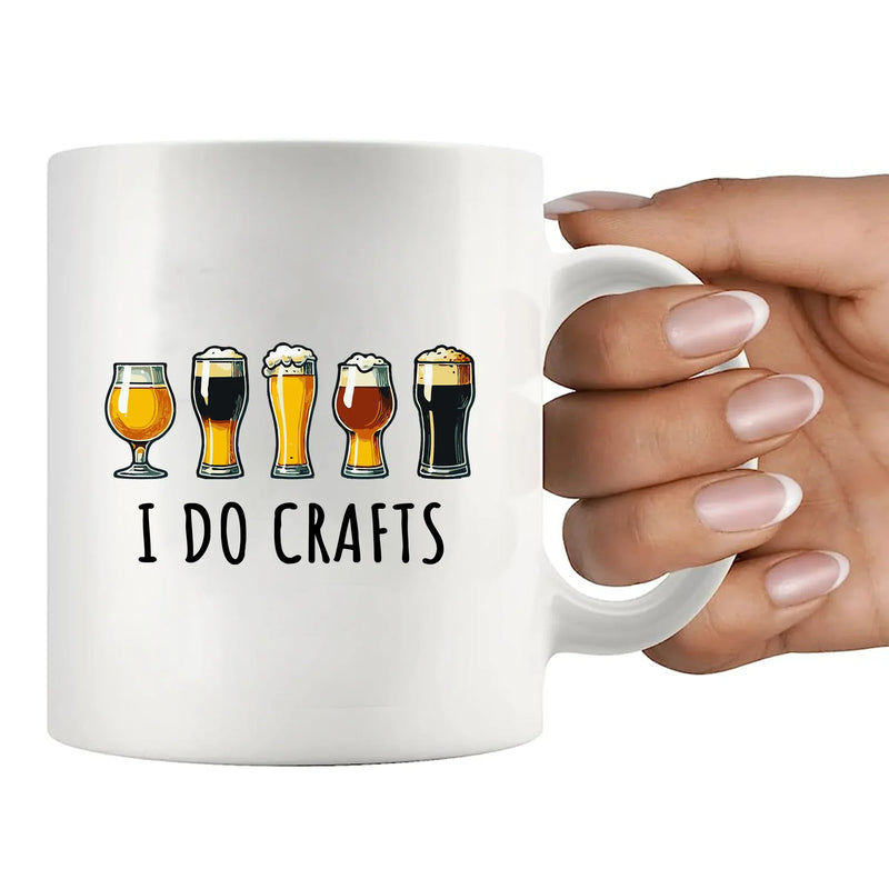 I Do Crafts Ceramic Mug 11 oz White - Panvola