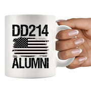 DD214 Alumni Ceramic Mug 11 oz White - Panvola