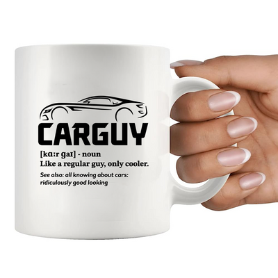 Car Guy Definition Ceramic Mug 11 oz White