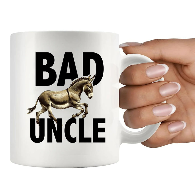 Bad Uncle Ceramic Mug 11 oz White - Panvola